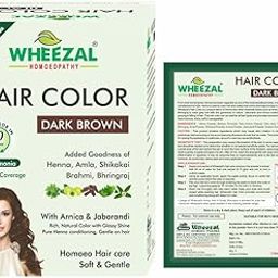 WHEEZAL Hair Color - Dark Brown,1 BOX(12 POUCHES*20 GM)-17