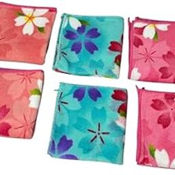 Microfiber Women Floral Handkerchiefs – Soft Absorbent Trendy & Stylish Hankies for Women & Girls – Perfect Rumal for Daily Use Travel & Gifting – Set of 6-picture-45