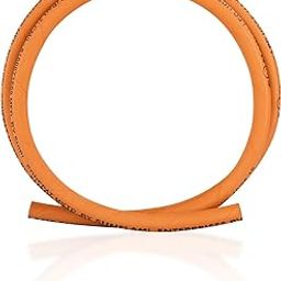 Sunflame LPG Rubber Hose Pipe, ISI Certified, Steel Wire Reinforced, 1.5-meter long, Orange-10