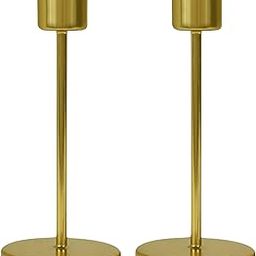 RoyalDecor Royal Gold Taper Candle Holders Set of 2 – Metal Candlestick Holders for 3/4 Inch Candles – Elegant Tall Candle Stand for Wedding, Dining Table, Party & Anniversary Decor-image-73