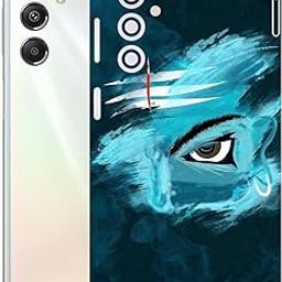 AtOdds - Samsung Galaxy M34 (5G) Mobile Back Skin Sticker - Lamination - Rear Screen Guard Protector Film Wrap (Coverage - Back+Camera+Sides) (Design - Mahadev)-picture-22