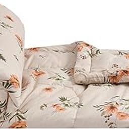 FRESH FROM LOOM Summer Collection Microfiber Micro Fiber Comforter | Dohar | Quit | Double Bed | Double Weaved | Washable | Hypoallergenic Skin Friendly(Almond | 90X95 in),300 TC-image-12