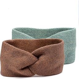 Soft Knot Woollen Knitted Warm Head Band Head Wrap Hairband Ear Warmer Hair Accessories for Winters-image-89