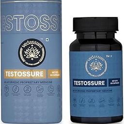 Vedassure Testossure – Ayurvedic Wellness Capsules for Men | Energy, Strength & Vitality Support | With Ashwagandha, Shilajit, Gokshura & Safed Musli | 60 Veg Capsules-0