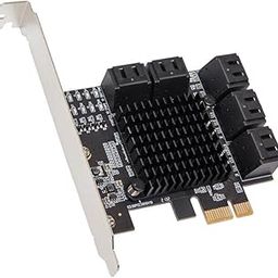 IO CREST 10 Port SATA III to PCIe 3.0 x1 Non-RAID Expansion Card JMB582 Low Profile Bracket, (SY-PEX40167)-18