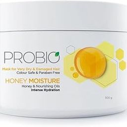 Probio Honey Moisture Hair Mask (500G) For Dry & Damaged Hair No Sulphate No Paraben No Sls No Sles With Honey & Nourishing Oil-image-73