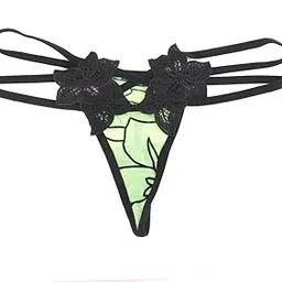 snappsy Comfortable Women Lace See Through Underpants Briefs Underwear G-String Multicolour-picture-21