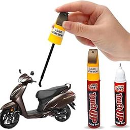just spray Scooty Scratch Remover | Touch Up Paint Pen for Jupiter Scooty | Touch Up Pen Automotive Scratch Repair & Quick Dry | 15ml (Autumn Brown)-image-67