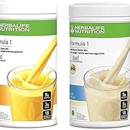 Herbalife Formula 1 Nutritional Shake Mix Mango and Kulfi, 500 g Each - Combo Pack of 2-16