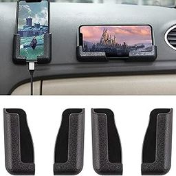 2Pair Multifunctional Mobile Phone Bracket, Self Adhesive Dashboard Mount Car Phone Holder, Adjustable Phone Holder, Car Phone Holder Mount for Car Back Seat, Wall, Home-18
