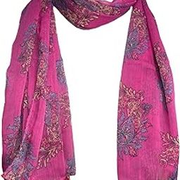 BK STAR Beautiful Women's Printed with tassel Scarf Stoles 50×160cm-20
