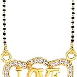 Love letter T Gold plated Valentine Latest pendant alphabet Mangalsutra-image-43