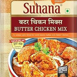 Suhana Butter Chicken Mix 50g Pouch, All in one Masala Mix for restaurant style butter chicken, Just add tomato and chicken-image-46
