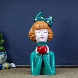 Shriji Enterprise Present Handcrafted Big Doll Handpainted Decorative Showpiece Lovely Statue Home Decor Gifting Purpose Someone Special Decorative for Home & Office-image-4