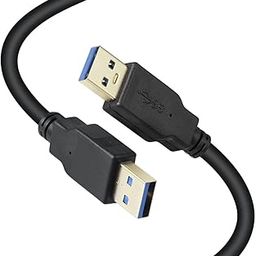 IFITech 50cm Super Speed USB 3.0 Type A Cable - Male to Male USB Cord Short Cable for Hard Drive Enclosures, Laptop Cooling Pad, DVD Players, USB Charger Spy Camera- Black-image-38