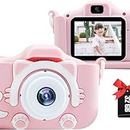 Legendog Rechargeable Mini Camera 32GB Shockproof Creative Card Digital Camera Video Camera for Boys Girls-10