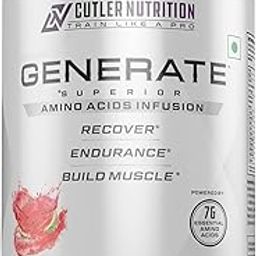 Generate EAA and BCAA Powder: Best Post Workout Recovery Drink and BCAA Supplement with Essential Amino Acids, 5g BCAAs, 2g EAAs for Lean Muscle Mass | 30 Servings (Watermelon)-image-39