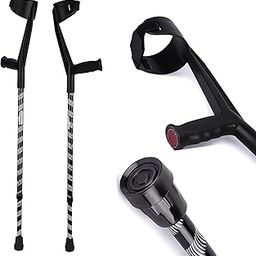 iwalk; Changing Lives iwalk WS-105 Stylish Black Color Elbow Crutch For Walking/Patients/Fractured Leg/Injured People With Adjustable Height For Men And Women-picture-15
