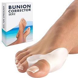 4Pcs - 2 Pair Bunion Corrector Toe Separator for Big Toe to Relax, for Hallux Valgus & Bunion Support- 0% BPA Soft Silicone One-Size Pads, Protector for Overlapping Toes Unisex (2 Pair)-picture-0