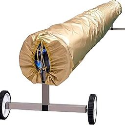 Swimming Pool Solar Reel Protective Cover for Pools up to 18' Wide - Poly Tarp Swimming Pool Solar Blanket Protective Cover - Reel Protective Cover for Pools - Winter Cover (Cover Only)-25