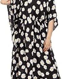 CRAFTBAZAR Women's Rayon Digital Print Kaftan (Black, Free Size)-picture-28