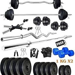 Body maxx 90 Kg Home Gym Set PVC Home Gym combo22-image-98