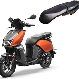 KSHEERI Vida Scooty Seat Cover Protect from Rust and Dust, PU Leather Waterproof Durable 2 Seat Cover (FROUNT SEAT Cover & Rear SEAT Cover) (Black)-image-56