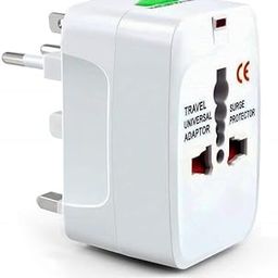 COPY LINE 3-Pin 240V Universal Travel Adapter with LED Indicator | Convenient and Compact | White, Pack of 1-picture-16
