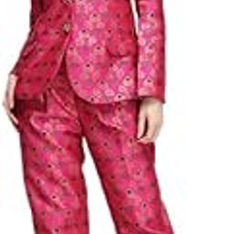 Woven Design Shawl Collar Blazer with Trousers Co-Ords (INWCSAW24670_PN)-picture-24