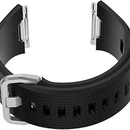 VELURA Replacement Band for Ionic,Silicone Smart Watch Bands Strap/Bracelet L Black|1 Piece of Watch Bands Replacement| Wristwatch Bands|Jewelry & Watches-31