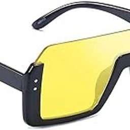 Square Unisex Half Rim Sunglass inspired by Shahid Kapoor and Sahil Khan Sunglasses-image-54