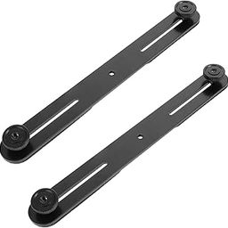 VANZACK 2 Pcs Adjustable Microphone Bar Flash Bracket Dual Mount Stand for Camera Mic-image-43