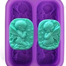 Noble Foods 4 Cavity 3D Angels Silicone Mold for DIY Cake Chocolate Panna Cotta Pudding Jelly Baking Soap molds-image-87