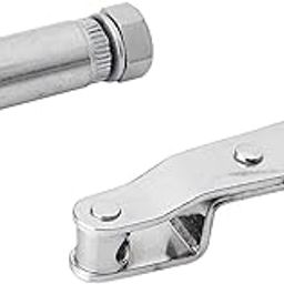 Topbird Rear Drum Brake Cam with Lever Set Chrome Finish Compatible with Bullet Classic Electra & Standard 350cc/500cc Motorcycles Enhance Braking Safety Performance-24