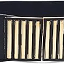 redhorns Fabric Elastic Waist Belt for Women Dresses Rectangle Striped Design Stretchy Wide Belt for Ladies Saree - Free Size (LD150)-picture-28