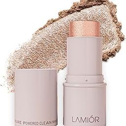 Lamior Bouncy Jelly Glow Stick - Quartz | 95% Natural, Hydrating & Long-Lasting Highlighter | Smudge-Resistant, Cooling & Skincare-Infused | Multipurpose for Face, Eyes & Body | Vegan & Cruelty-Free-39