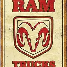 RAM Trucks Metal Wall Sign - 12.5" x 16" Licensed and Authentic Printed on Tin-image-50