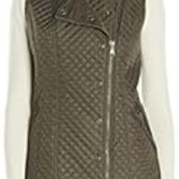 Women's Military Moto Vest, Olive, XS-image-21