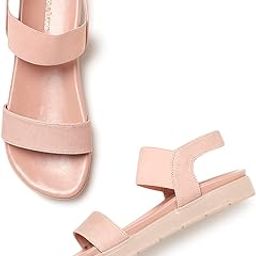 Women Smart Casual Platform Heel Fashion Sandal With Slingback Strap-image-71