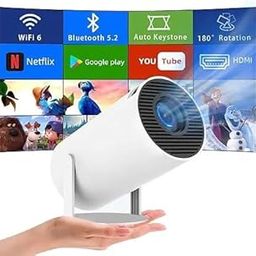 Omex M9 Wi-Fi Miracast 1280P Hd Smart Home Theater Led Video Projector (2200 Lm/Wireless/Remote Controller) Portable Projector, White-13