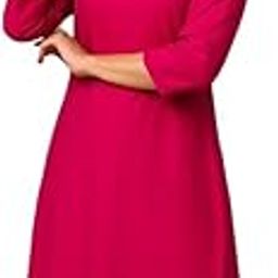 Cotton Kurta Pant Set, Fuchsia Pink, 3/4 Sleeves with Gold Embellishments-4