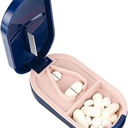 tableT organizer & cutter: your travel companion for precise tablet storage and cutting. keep tablets secure and split pills effortlessly with this must-have, stylish medicine accessory.-picture-17