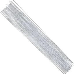 White Floral Wire 26 Gauge - Art & Craft Paddle Wire Flower Making Accessories- 100 Pieces-image-25