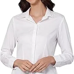 cantabil Women's Solid Regular Fit Shirt-picture-48