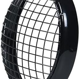 R.J.VON - Rear Customized Head light Jali Grill Black For Royal Enfield Bullet Classic Chrome strom-18