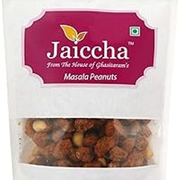 Jaiccha Ghasitaram Namkeen - Masala Peanuts 200 GMS in White Paper Pouch-image-42