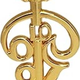 Metal OM Vel Golden Tamil Alphabet Lord Muruga Vel Religious Showpiece for Car Dashboard Hindu God Idol for Home Decor/Living Room Decoration/Puja/Work Table/Gifts/Return Gifts (9 CM)-picture-17