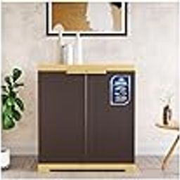 Nilkamal Cary Engineered Wood 4 Shelf Book Case (4 Level Storage) (Finish: New Wenge), Freedom Mini FMS Plastic Cabinet (2 Door Cabinet) & Troy Engineered Wood Book Shelf (3 Compartment Storage)-3