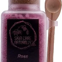 Home Boutique 100% Natural bath salts Enriched with Rose Essential Oil For Muscle Relief, For Relief From Pain And Suffering, 200g-image-39