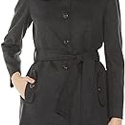 Women's Long Tweed Coat with Knitted Finish - Elegant Winter Outerwear for Casual and Formal Looks-picture-9